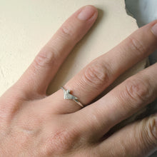 Load image into Gallery viewer, Fraction ring (oxidised silver)