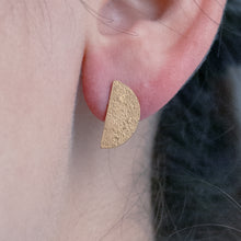 Load image into Gallery viewer, Half Moon Studs