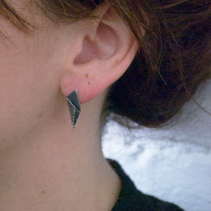 Petal Earrings - Silver