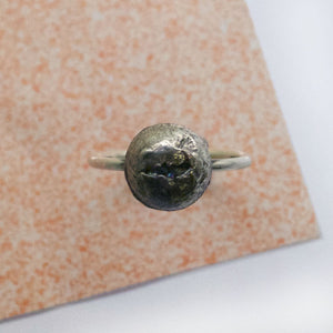 Large Moonrock Ring - Silver