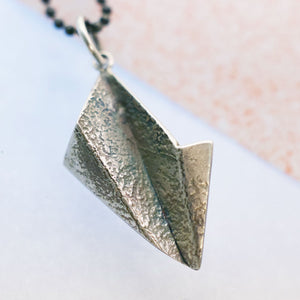 Leaf Pendant - Silver