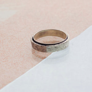 Double Wedding Band - Silver (Wide)