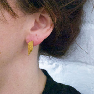 Petal Earrings - Gold Plated