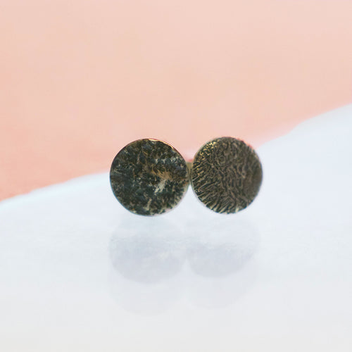 Full Moon Studs - Silver (Small)